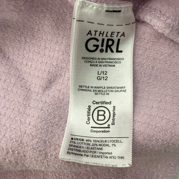 athleta girl settle in cropped waffle top 12 - Picture 5 of 5